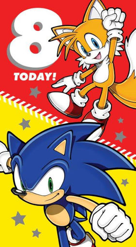 Picture of SONIC 8TH HAPPY BIRTHDAY CARD